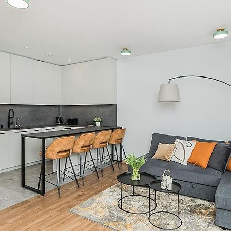 Lovely Apartment With Private Terrace By Urban Rent Kaunas Bagian luar foto